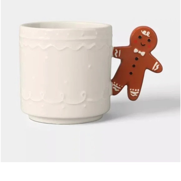 TARGET WONDERSHOP GINGERBREAD HANDLE  MUG - Picture 1 of 1